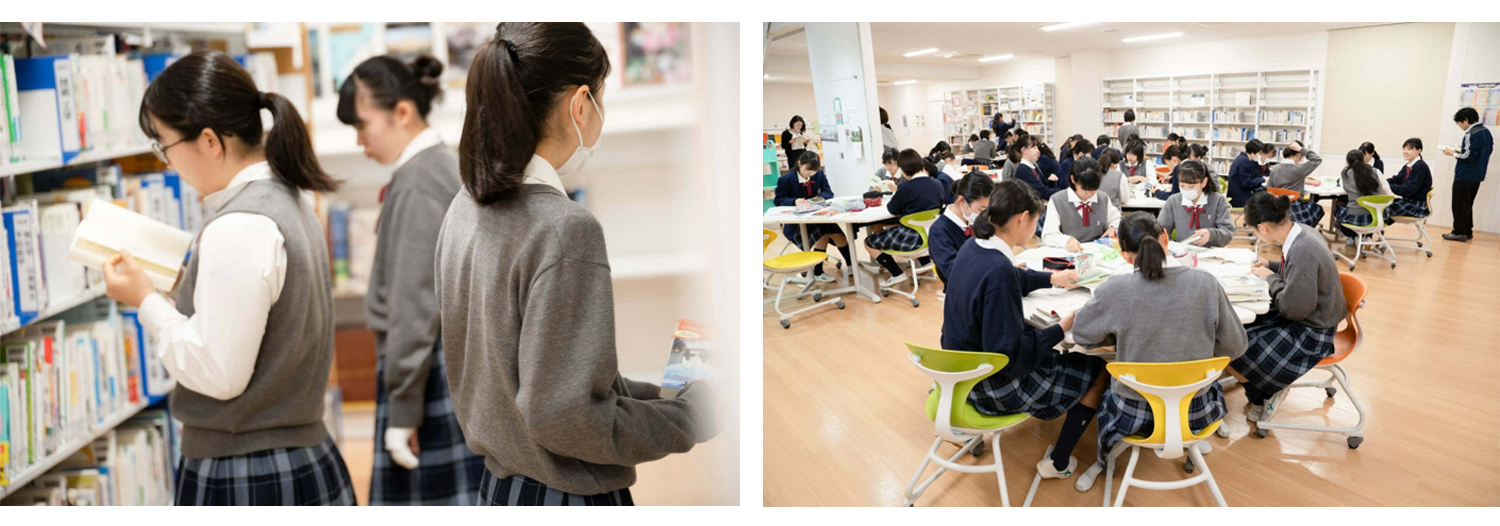 「探究型読書」を実践する生徒たち